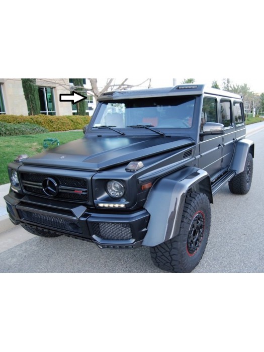 Mercedes Benz G (W463) – přední, střešní spoiler s LED svícením